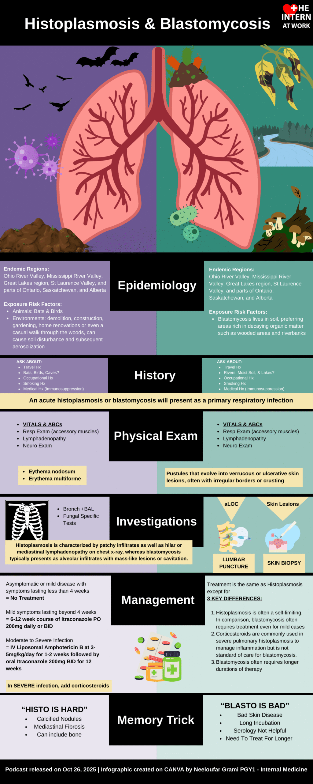 Histoplasmosis and Blastomycosis